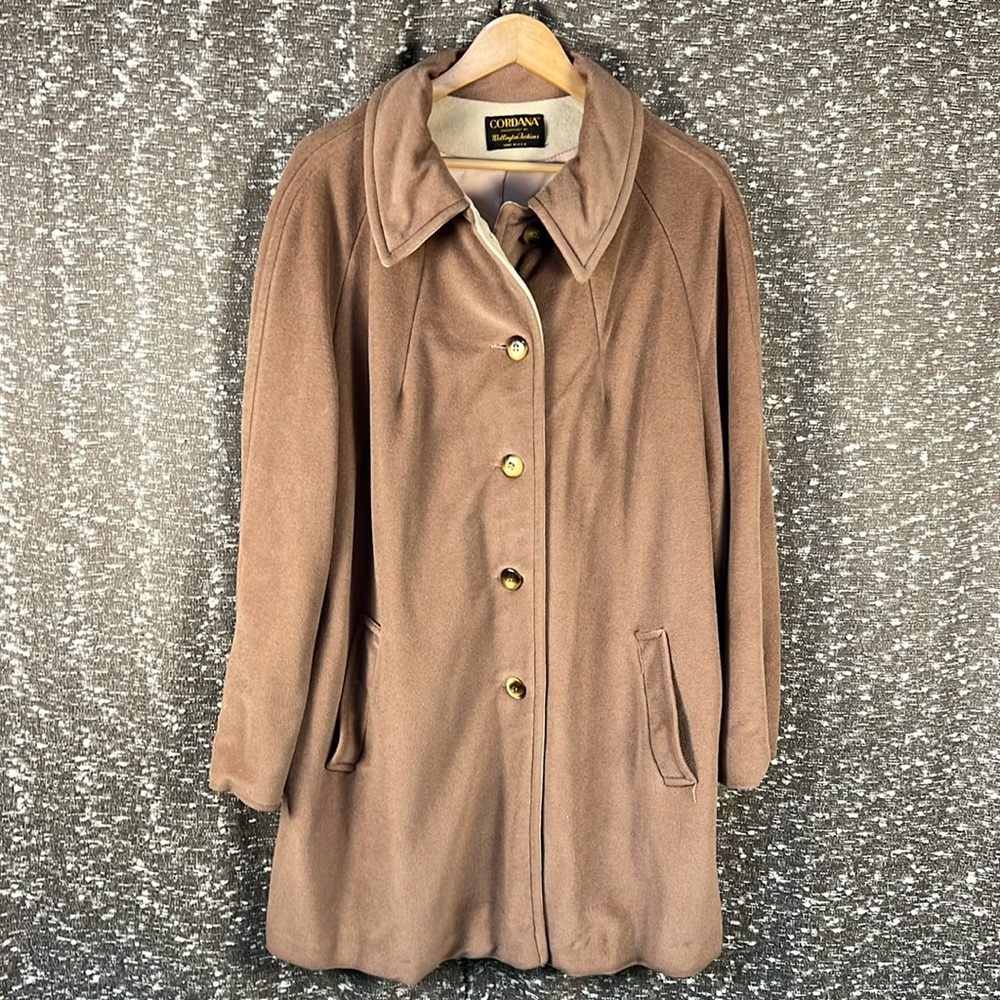 Cordana Wellington Fashions Dress‎ Coat Jacket Kashmiracle Lined Vintage